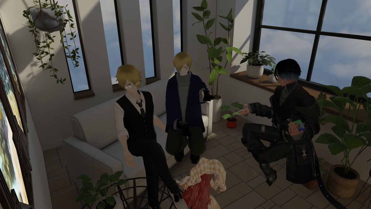 VR_nazuna's tweet photo. 写真撮る練習初心者がやると、あちこちぼろが出るが、次に活かすきっかけになるなぁ。
一人で数人自撮りして手足が埋まっていたことに後で気が付いた。 https://t.co/YACJQLxX6w
