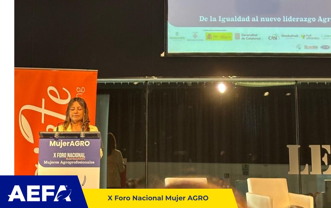 AefaAgro's tweet photo. 📍 AEFA participa un año más en el X Foro Nacional @mujeragro  👩‍🌾👩‍🔬

Seguimos apoyando el liderazgo femenino, el talento y la innovación en el #SectorAgroalimentario 🤝

📸 Os dejamos algunas imágenes de la jornada.

#SomosAEFA #XForoMujerAGRO https://t.co/G3S3bQaKe1