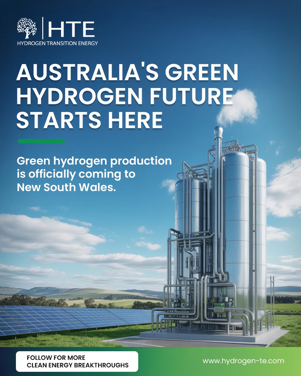 HydrogenTE's tweet photo. Australia’s clean energy transition takes another step forward.
Construction has begun on NSW’s first green hydrogen and ammonia project in Moree.

Source: https://t.co/LfQ4ClKUMZ

#GreenHydrogen #CleanEnergy #RenewableEnergy #Sustainability #Australia https://t.co/GHkHOvfXiP