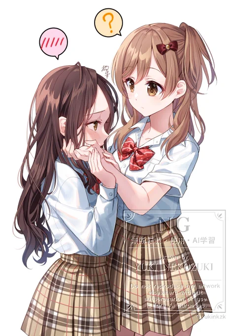 手首にキス #百合