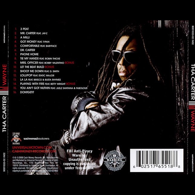 HotNewHipHop's tweet photo. Today in 2008, Lil Wayne dropped "Tha Carter III" 💿🔥 https://t.co/qcsdkPAA59
