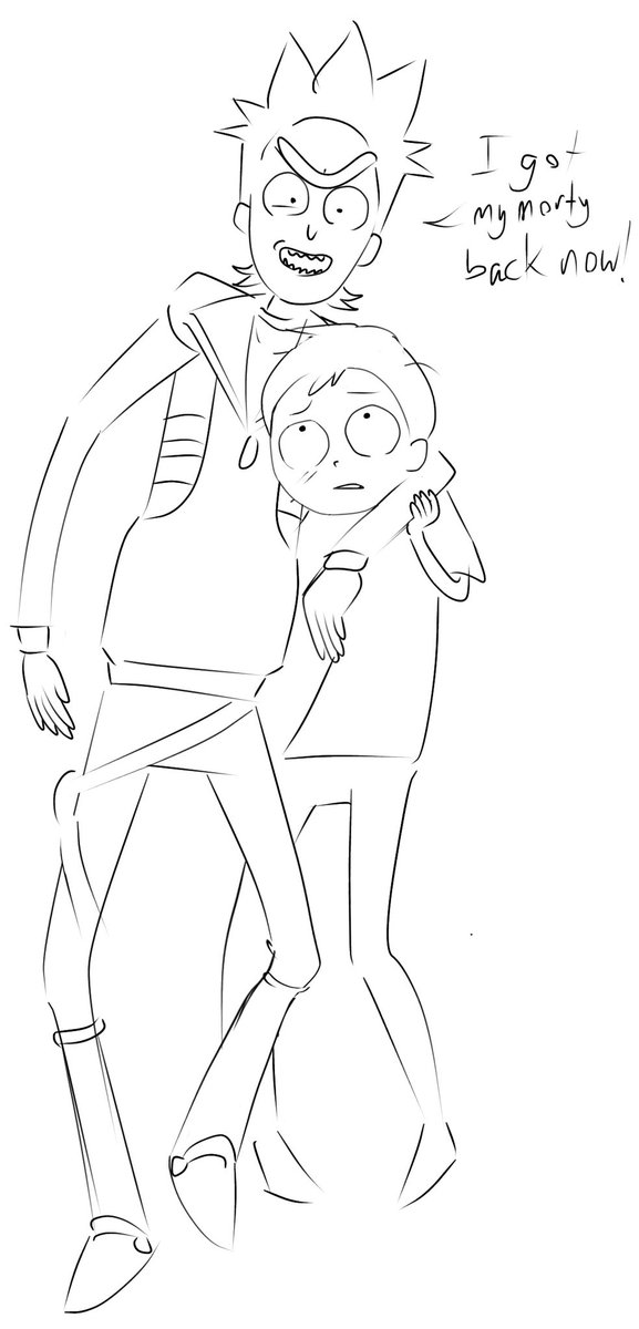 kurinkyu's tweet photo. I suck at drawing with my phone cry #rickandmorty #rkgk #primecest #happypride https://t.co/WqDA3EV9l4