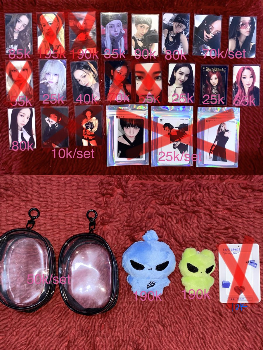 buzzerberdasi's tweet photo. #s wts aespa mostly karina, can nego, can each, doll take keduanya 350k aja 😌😉 https://t.co/3MrH7nrWSN