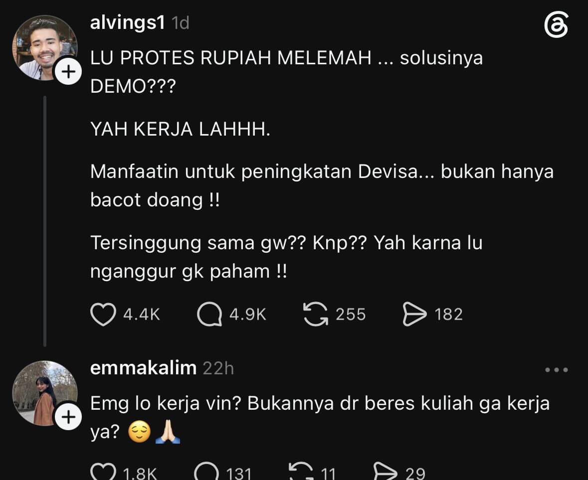 narkosun's tweet photo. Mantab kak Emma https://t.co/eKVNd3OEFU