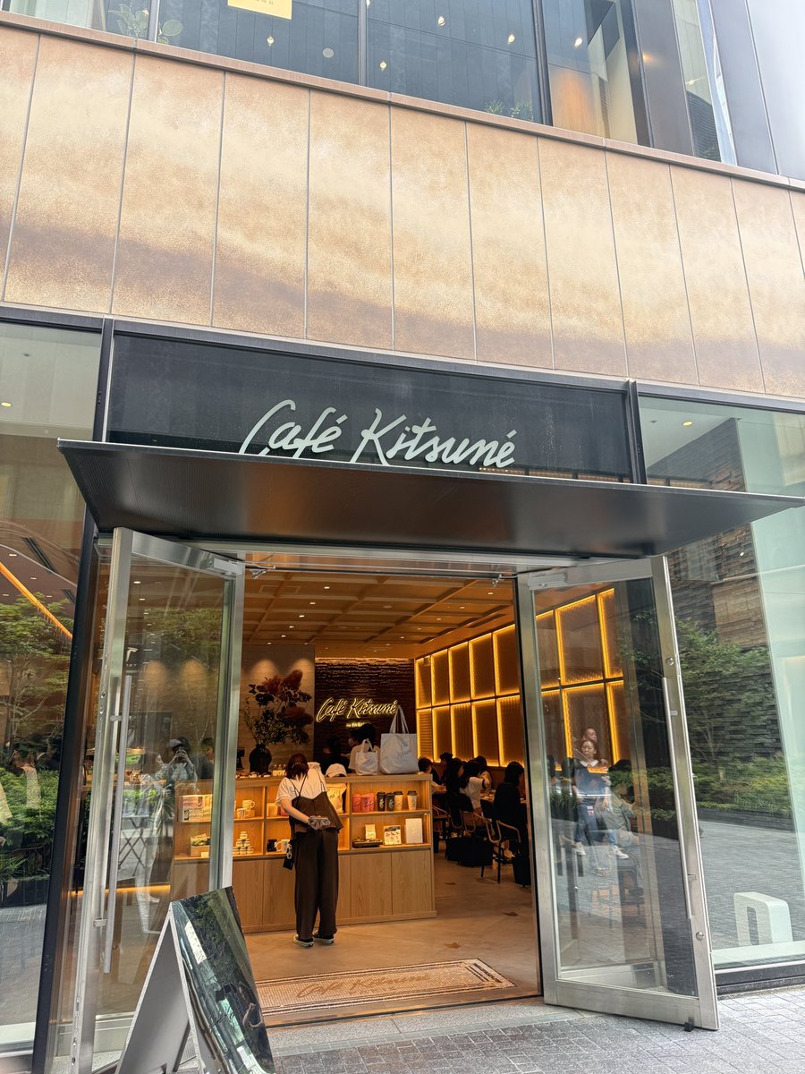 13srmr's tweet photo. 念願！cafe kitsune🦊❤︎ https://t.co/LgwD4CxkYX