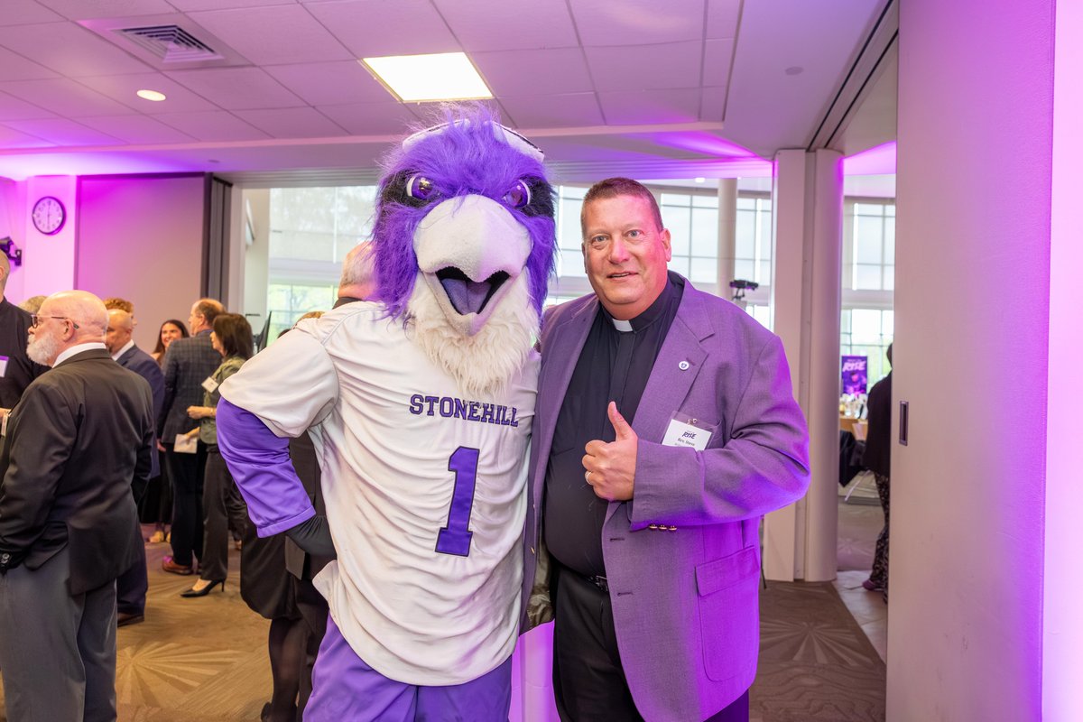 stonehill_info's tweet photo. We are Built to Rise because of our community. 💜

The launch event for Stonehill’s campaign to elevate Division I athletics brought together Trustees, alumni, students, coaches and supporters for an evening filled with shared purpose.

Read more: https://t.co/TTnCzY6XnX https://t.co/Y651EEuCyq