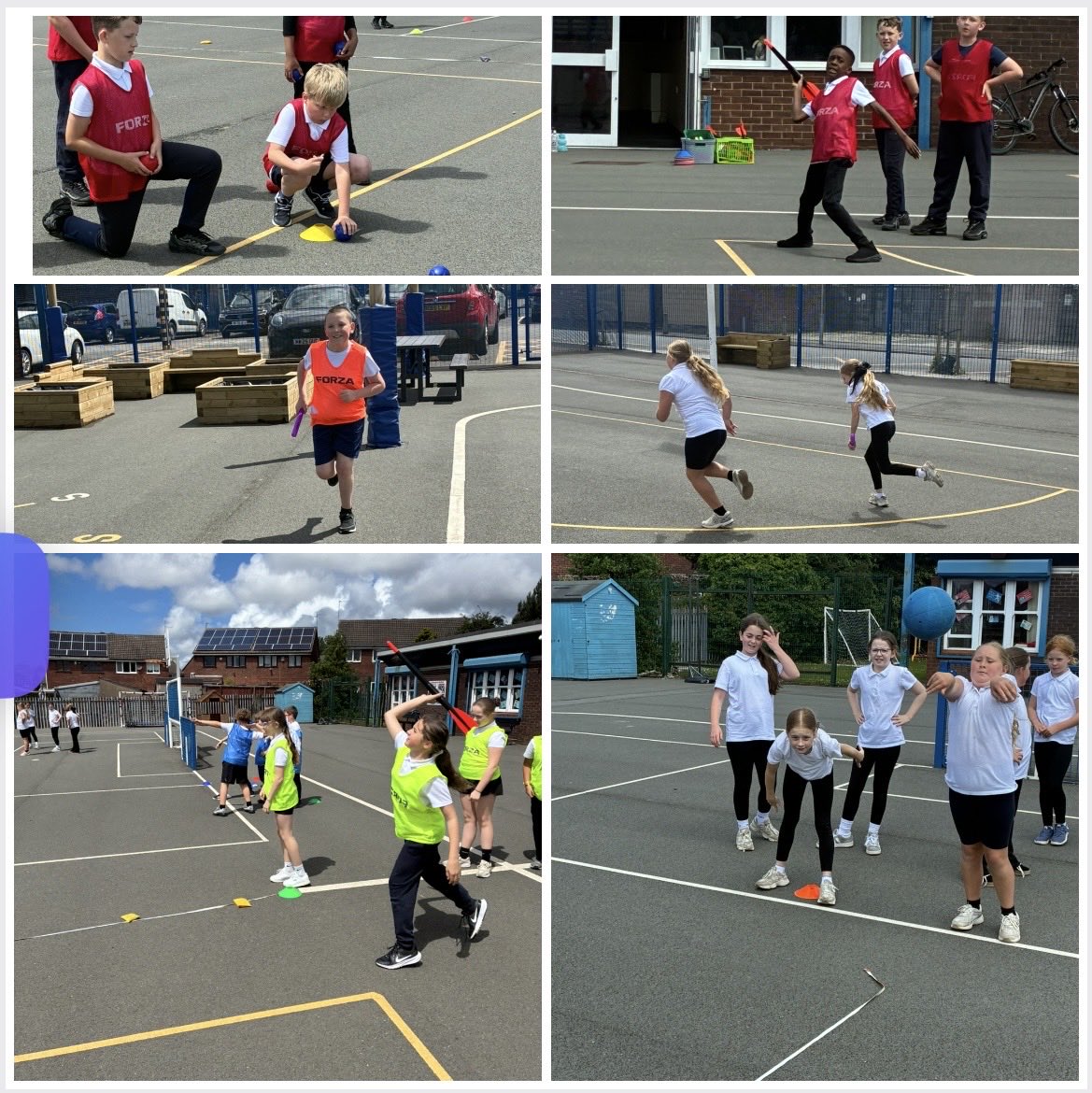 StElizabethsPE's tweet photo. Year 5 are taking part in some throwing events this afternoon. #athletic https://t.co/WFWS8y1Yyb