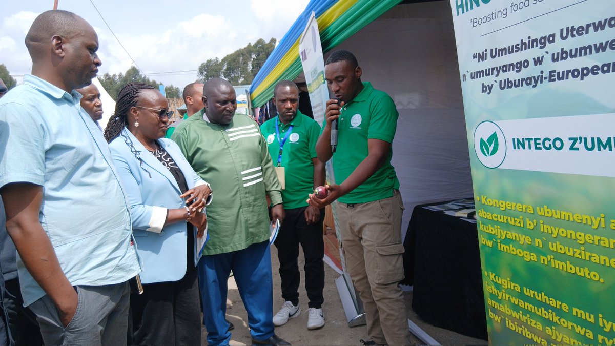 agrifop_org's tweet photo. Today @agrifop_org in #HinganubuziranengeProject funded by @EUinRW is exhibiting the project activities in #Jadf_INKINGINyabihu's open day from 10th to 12 June 2026. https://t.co/O9u8R4iZ2u