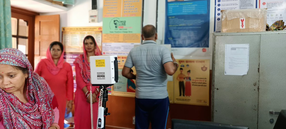 MuktBlock's tweet photo. #TBMuktBharat
#TBFreeBarsar
#EndTB
Today on date 10/06/26 Ayushman Arogya Shivir held at HRV Jajri under HWC Jajri Block Barsar Distt. Hamirpur HP. Total Chest X-ray done 152 &amp; 8 Symptomatic Sputum samples collected for CBNAAT along with NCD testing on site..
#TBHaregaDeshJitega https://t.co/yxRTfCxrvJ