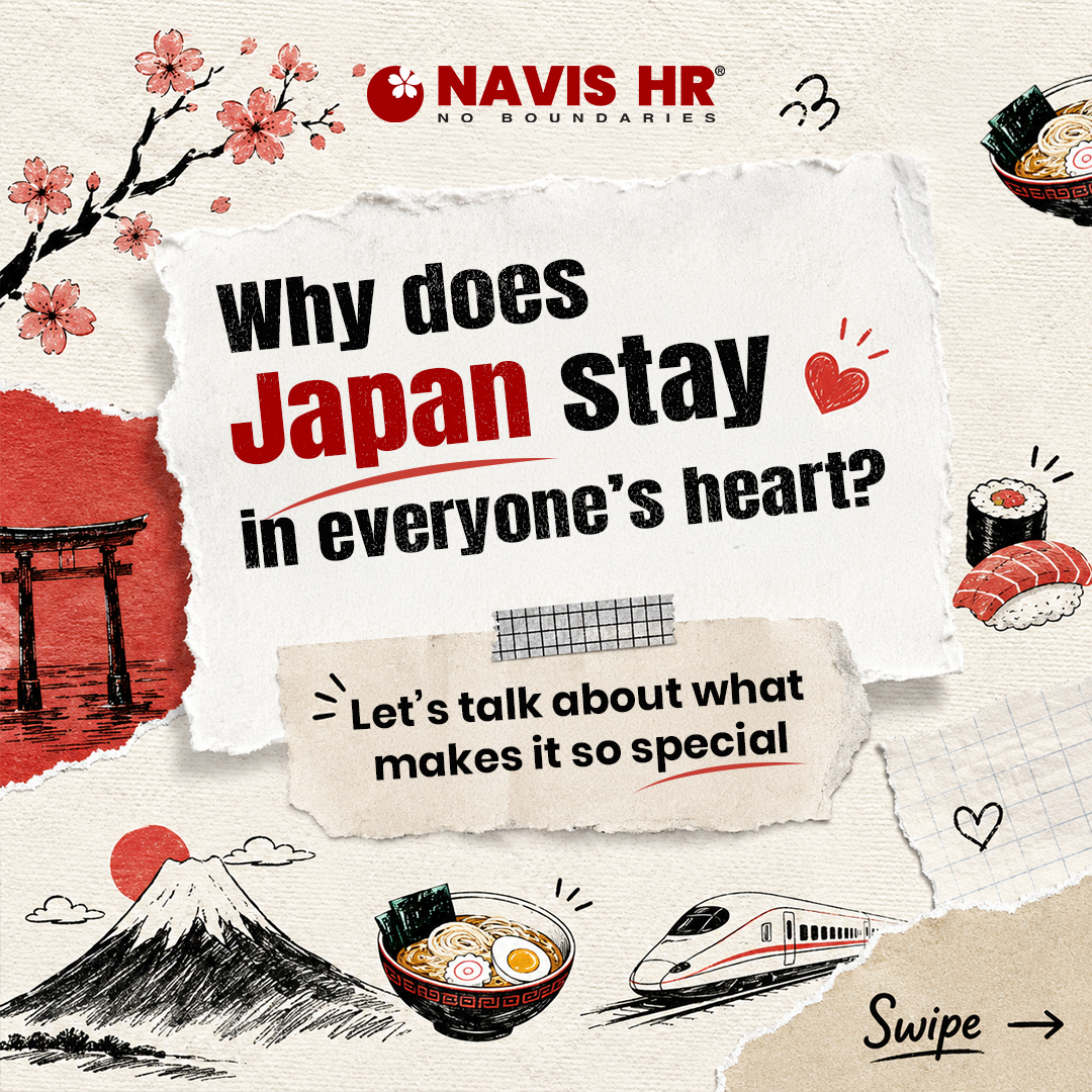NAVISResources's tweet photo. Japan is not just a place to visit — it can be a place to build your career. ✨ 

Swipe to see why Japan stays in everyone’s heart. ❤️ https://t.co/X4YlMWn9ap