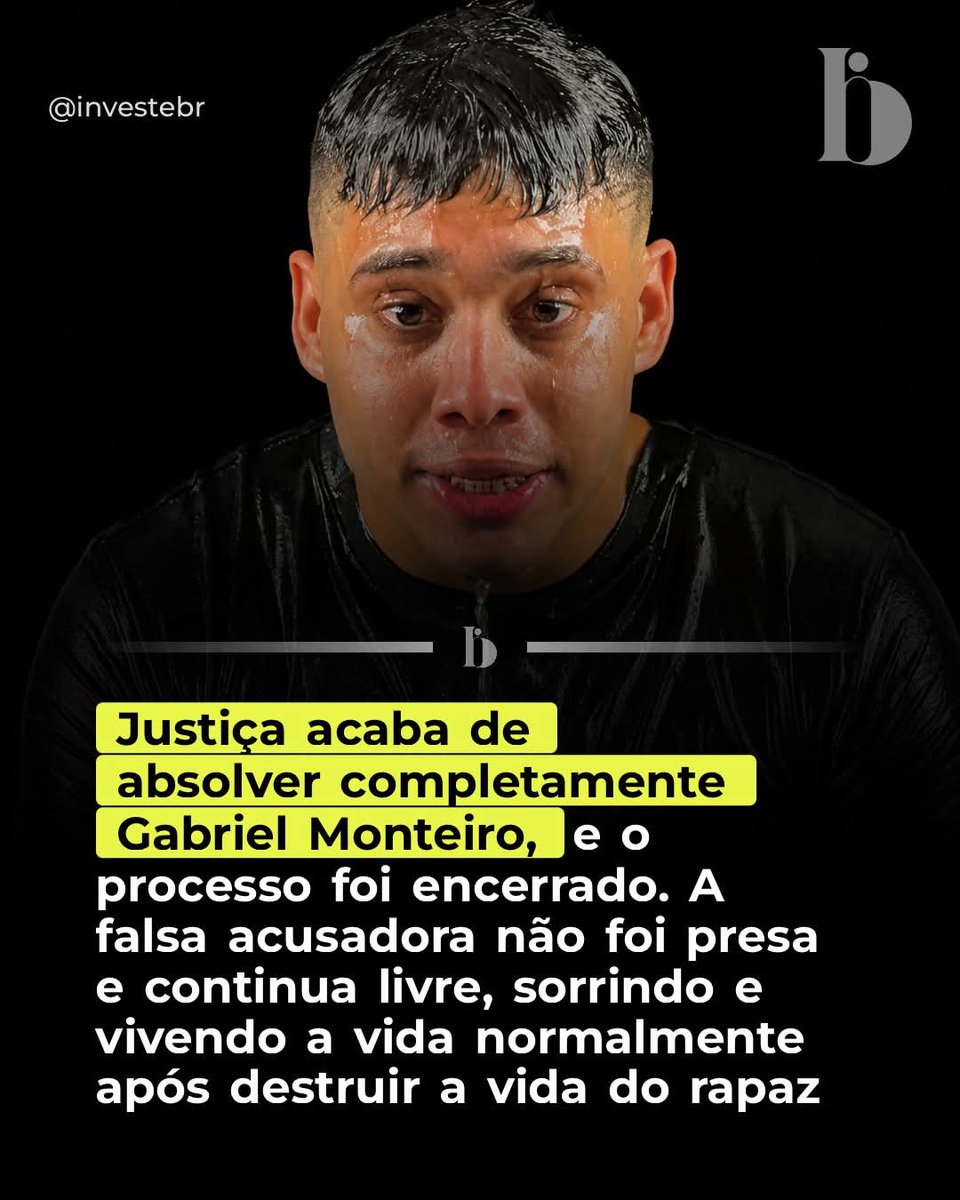 SensoCrtico1's tweet photo. Em vídeo publicado nas redes sociais, Gabriel Monteiro afirmou que foi absolvido das acusações que enfrentava e comemorou o que classificou como uma vitória judicial. Durante a gravação, o ex-vereador disse que passou anos tentando provar sua inocência e criticou a repercussão pública do caso.

Monteiro também declarou que sua vida pessoal e profissional foi profundamente afetada pelas acusações e afirmou que pretende buscar reparação pelos prejuízos que alega ter sofrido. As declarações rapidamente repercutiram entre apoiadores e críticos nas redes sociais.

O vídeo gerou milhares de comentários. Enquanto seguidores comemoraram a notícia e defenderam que ele foi injustiçado enquanto a falsa acusadora não teve nenhuma punição.
