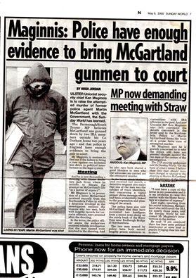 McGartland_'s tweet photo. I'm calling on Jon Boutcher to show leadership when it concerns the ongoing 35 year RUC / PSNI cover up in my IRA kidnap (by Protected RUC touts) #RUCIRACollusion The cover up by him & by Op Kenova relating to their 'reviews' into my shooting & RUC / PSNI kidnap cases #Time4Truth https://t.co/8BYuTpZnOL