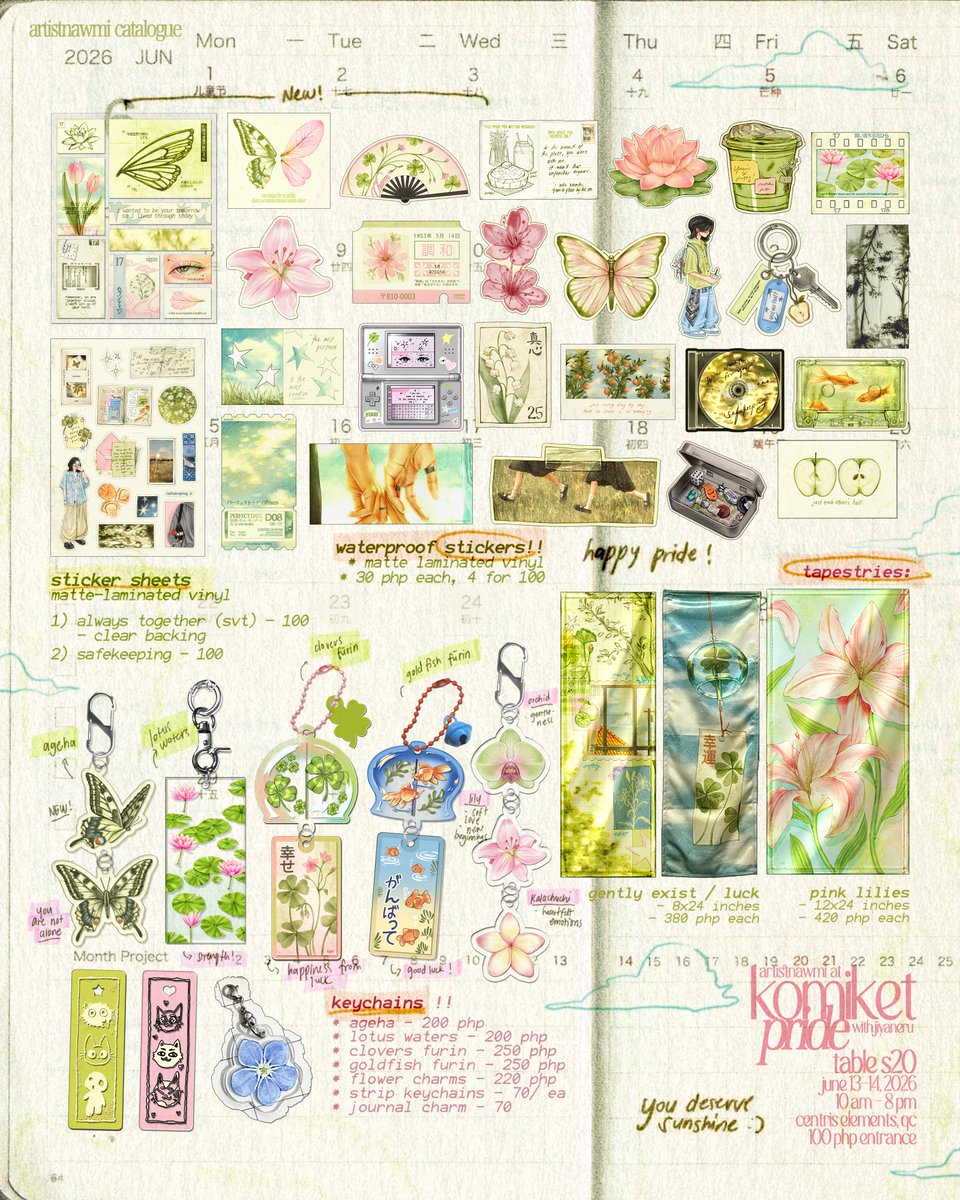 artistnawmi's tweet photo. [artistnawmi pride catalogue]

let's keep more memories together! 📂.☘︎ ݁˖☁︎ https://t.co/LdDOCibPt9