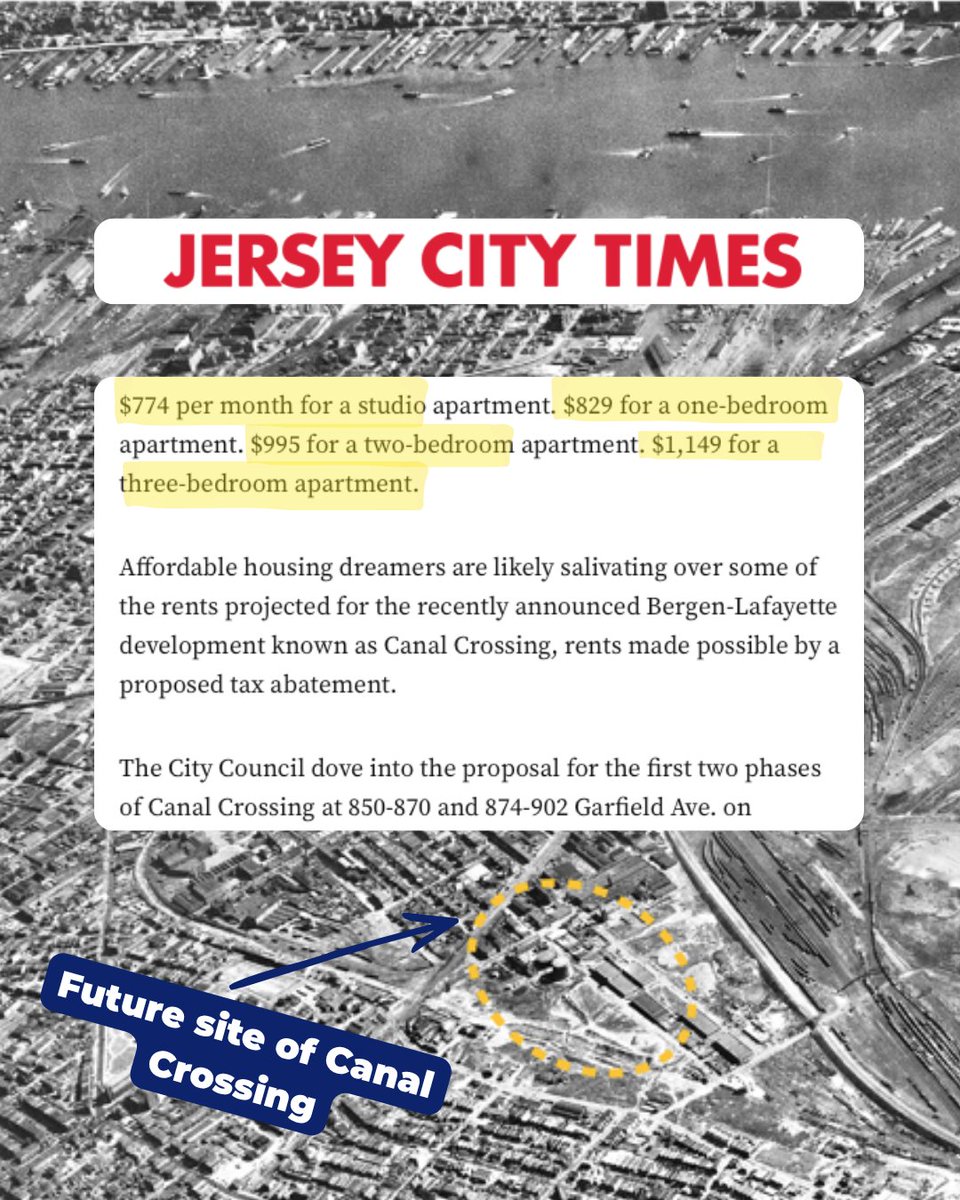SolomonforJC's tweet photo. $774 a month for a studio.
$829 for a one-bedroom.
$995 for a two-bedroom.
$1,149 for a three-bedroom home.

This is what's possible when you use PILOTs to build for working people. https://t.co/b5NYYXUs0Y