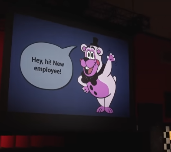 SBoy_23's tweet photo. I finally now realized that Cassie's dad in Help Wanted 2 is actually a "new" Fazbear employee, and that's why he's in the Orientation Program.

Which tells me that Cassie's dad was actually let go or fired before HW2 and then was rehired because he was the only applicant.

1/2 https://t.co/tvZiyQTGGf