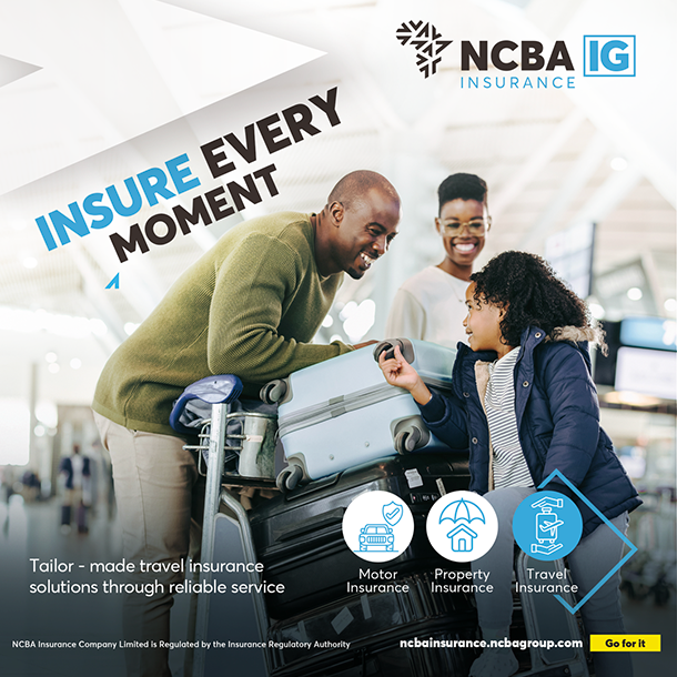 NCBABankKenya's tweet photo. Travel with peace of mind wherever the journey takes you.​
NCBA Travel Insurance supports you through delays, medical emergencies, and unexpected travel changes along the way.​
​
Visit https://t.co/KIb9I9Btms today!​
​
#GoforIt #NCBAInsurance https://t.co/NG9XTdWsmS