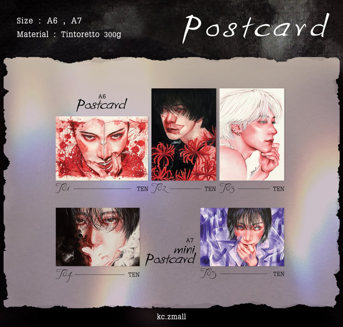 imkczmall's tweet photo. ( Pls kindly RT )
Art print พร้อมส่ง
Fanart ー น้องเตนล์
💜 postcard (A6) – ใบละ 55.-
💜 mimicard (A7) – ใบละ 30.-
https://t.co/LZA7bDipvv
◇ ส่วนหนึ่งโดเนทเข้า SO10
💜A6 ใบละ 10.- / A7 ใบละ 5.-
ขออนุญาตลงแท็กนะคะ
#DONATIONforSO10 #ตลาดนัดtenlee https://t.co/r7nQ9rGLIG