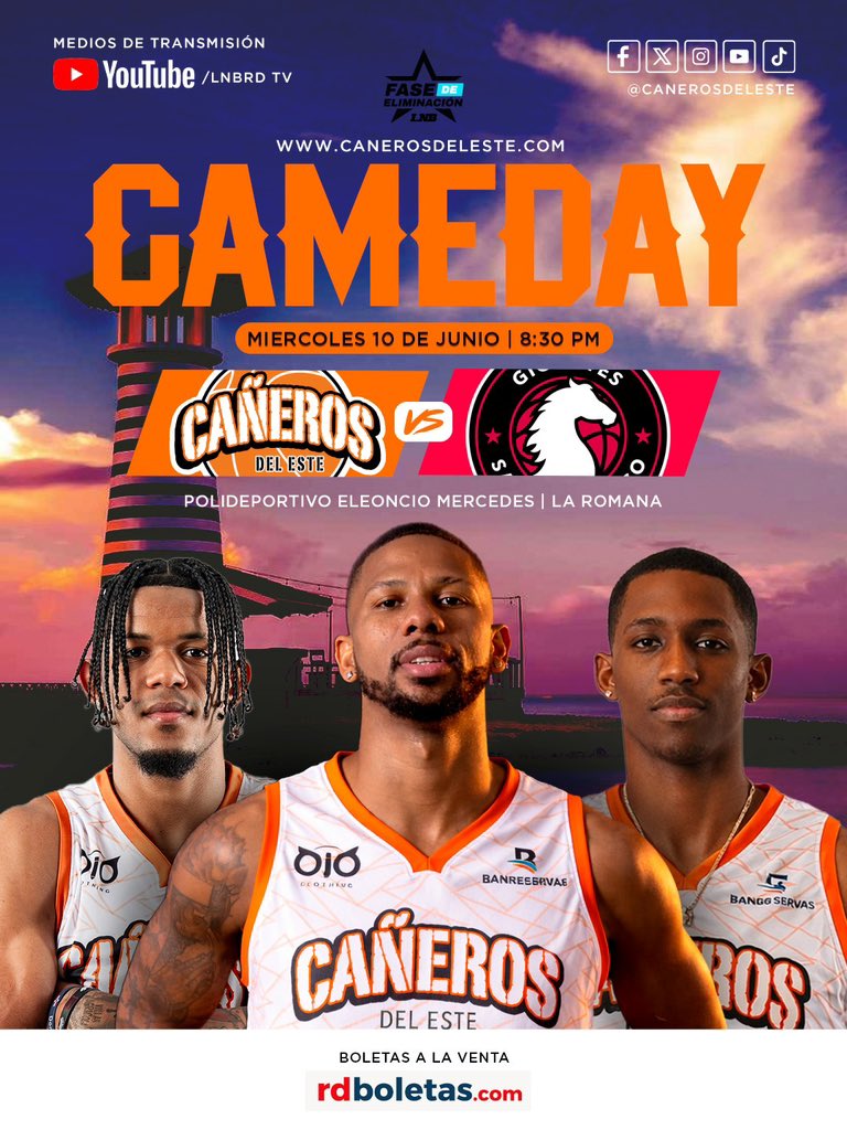 TorosdelEste's tweet photo. A defender la casa.
Recibimos a los Gigantes esta noche a las 8:30 pm

Boletas disponibles en https://t.co/4ss0ZBoCvY https://t.co/j5iPVCiUrf