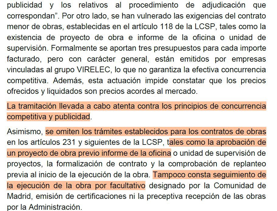 MartaLSabroso's tweet photo. Hay mucho más. Aquí un análisis de las obras en el complejo escolar Alcalá de Henares y lo que dice IG

🔴 Fraccionamiento de contratos para saltarse la LCSP
🔴Presupuestos solicitados al mismo grupo empresarial
🔴Sin proyecto de obra
🔴Gasto sin aprobación correspondiente

SIGUE https://t.co/uxQlvW8Ne5