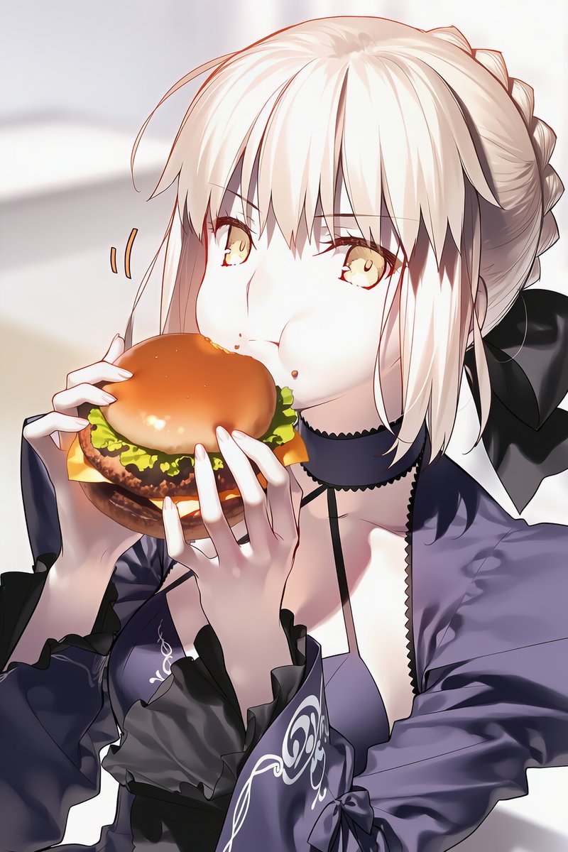 doramukann6's tweet photo. もっきゅもっきゅ３点セット
#FGO #セイバーオルタ https://t.co/YBk1FYshwm