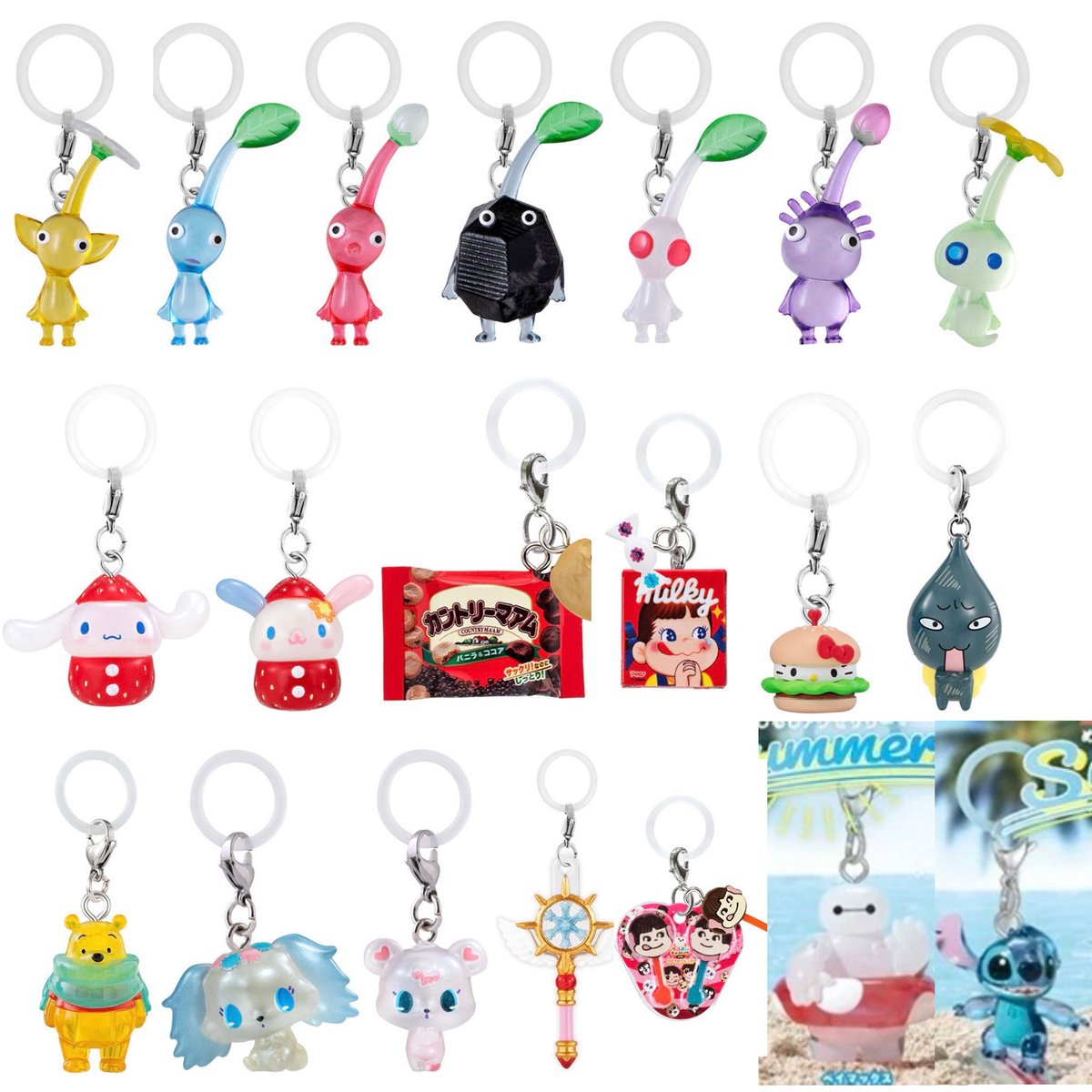 MdkSsr's tweet photo. 【交換】 めじるしアクセサリー ガチャ

【譲】 ディズニー ジュエルペット サンリオ ペコちゃん ピクミン  Summer

【求】 
めじるしアクセサリー色々
物により定価➕送料
抱き合わせあり

シールや他ガチャとも交換可能です🙇‍♀️
郵送での交換希望です https://t.co/4RY9qKiD7c