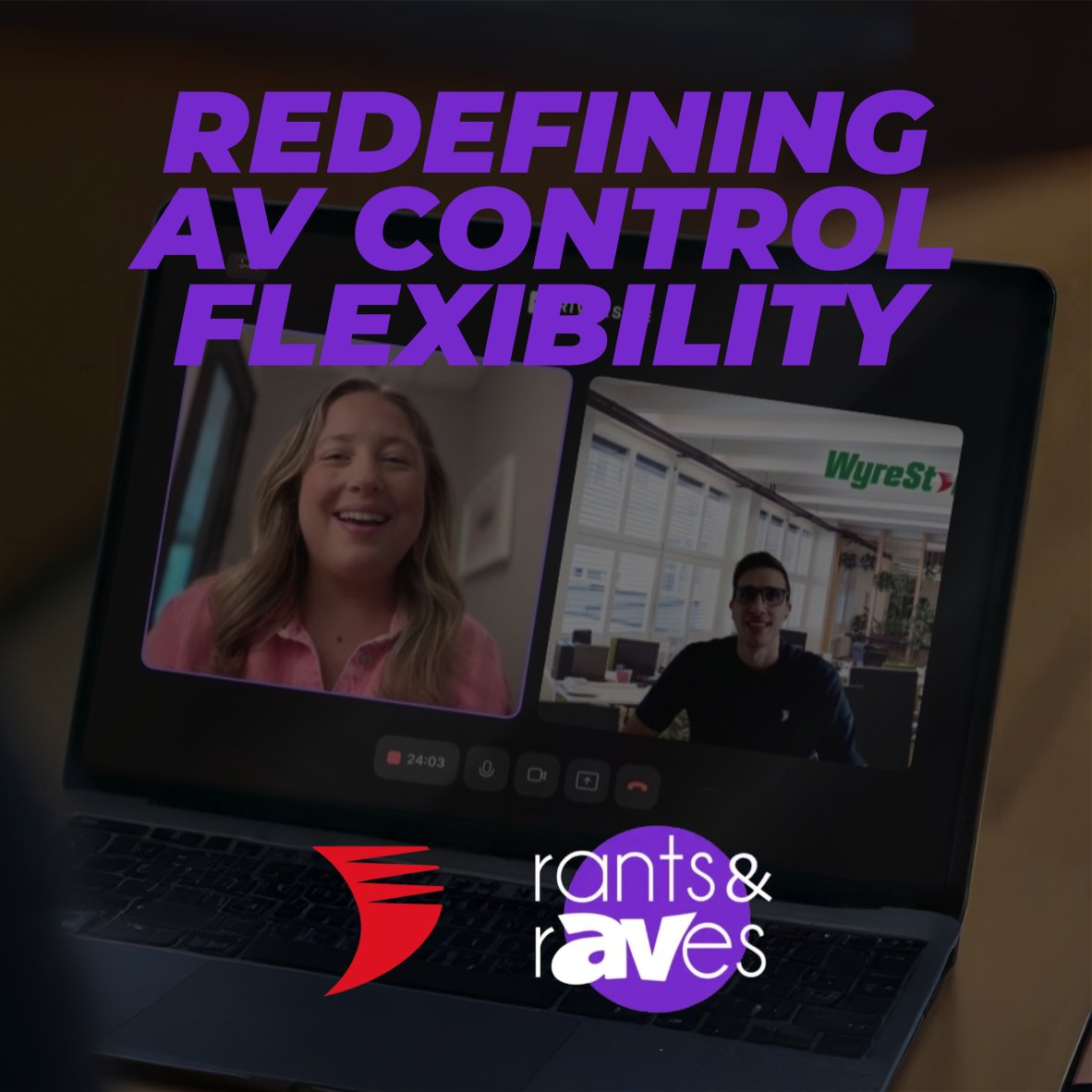 Wyrestorm's tweet photo. WyreStorm joins Rants & rAVes to discuss its upcoming control platform, Node-RED, AI-assisted workflows, & flexible AV control
See our latest control, collaboration, & AVoIP solutions at @InfoComm 2026 booth C8359.
๐๏ธhttps://t.co/HwQa9eCfJa
#InfoComm2026 #AVTweeps #AVControl https://t.co/UmBLDv7vjt