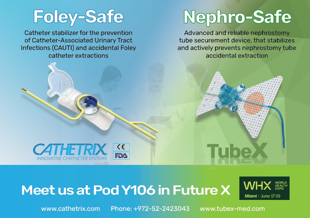 cathetrix's tweet photo. At @whxmiami, Cathetrix and TubeX are showcasing active securement technologies designed to help protect patients from catheter movement, accidental dislodgement, and related complications. 

Visit Pod Y106 in Future X to learn more about Foley-Safe and Nephro-Safe. https://t.co/ypxEaYF7IO