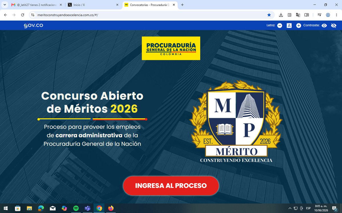 _latiti27's tweet photo. Cómo se puede aplicar a la coonvocatoria de la @PGN_COL  que abrieron desde el primero de junio, ya pasaron 10 días y la página sigue desactivada, en cada vacante se encuentra el codigo pero no está la opcion habilitada de postular/aplicar https://t.co/uyItFdYUIO