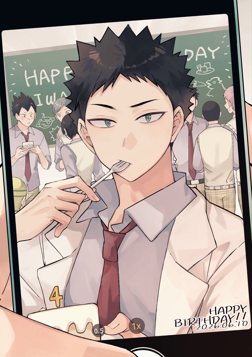 hcerealq's tweet photo. #岩泉一誕生祭2026
HAPPY IWA DAY!🥳🥳 https://t.co/RGzG3vjvxV