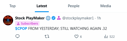 stockplaymaker1's tweet photo. $CPOP PERFECT ADDS. EASY 

CPOP  POP Culture Group Reports Stellar Half-Year Results: Robust Business Growth with Revenue Surging 141% Year-Over-Year https://t.co/2CWRcCzQmb