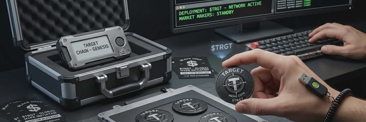 Target1amo's tweet photo. Why hold boring green USDT when you can ride the Dark Mode Standard? 🔥🔥🔥
🟢 Boredom ➡️ 🛞 Blacked-out $TRGT ➡️ 🚀 Moon. https://t.co/a1BBxe6esA