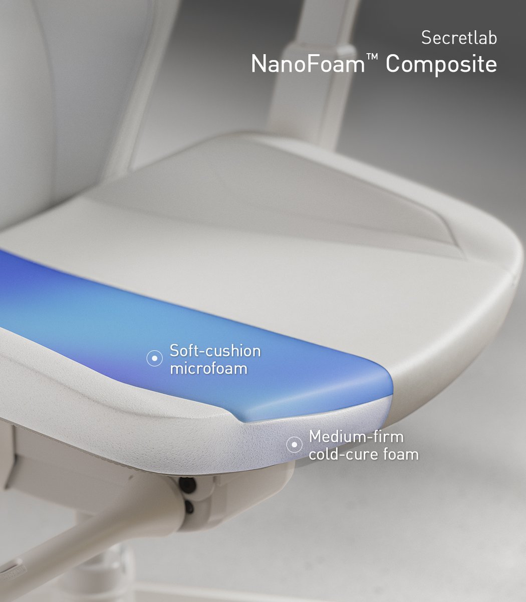 secretlabchairs's tweet photo. Secretlab NanoFoam™ Composite is our softest and most supportive foam yet. It is available with either Secretlab SoftWeave® Plus Fabric or NanoGen™ Hybrid Leatherette, a soft, breathable knit and our ultra-soft and durable leatherette. Color-matched armrests, adjustment levers, and wheelbase deliver an even cleaner look: https://t.co/epE7ifwkRO