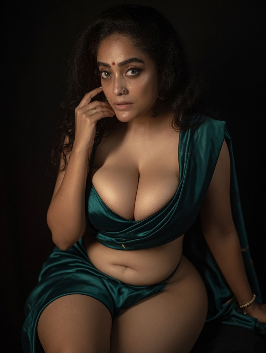 NonisSusanHere's tweet photo. Enna di ivlo dangerous beauty 😍 Teal green saree la ivlo seductive ah pose kuduthu burning 🔥Dark light-ல இந்த look full fire da 🔥 Who else can't stop staring?
#Chennai #SareeQueen #TamilBeauty #ChennaiDiaries #SensualVibes #GrokImagine #TamilNadu #ViralLook #ChennaiVibes https://t.co/frBr0AG3SW