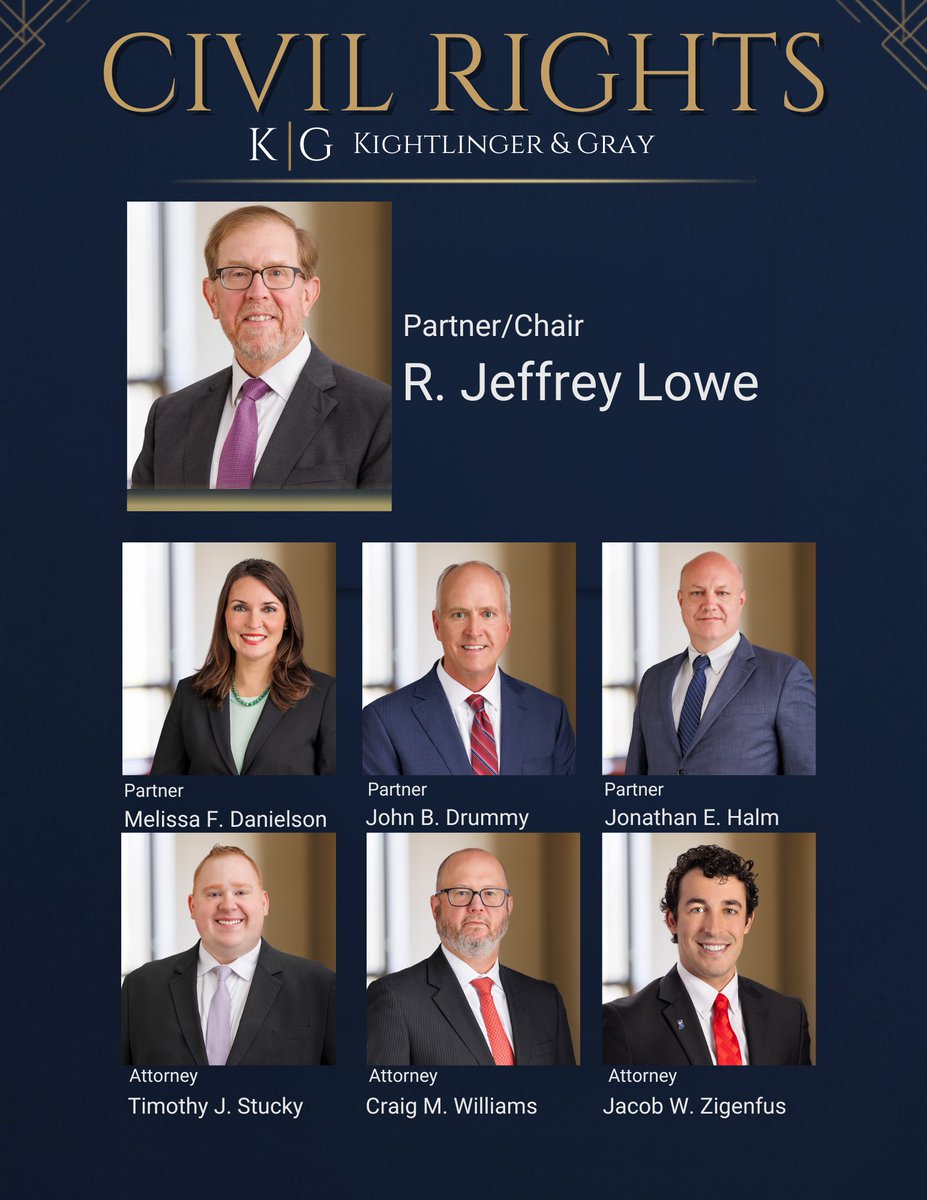 KightlingerGray's tweet photo. Standing up for justice, protecting fundamental freedoms, and advocating for equal rights. Our Civil Rights Defense Team is committed to defending the rights and dignity of every individual we serve. #DefenseTeam #CivilRights https://t.co/8N8TnmdM1L