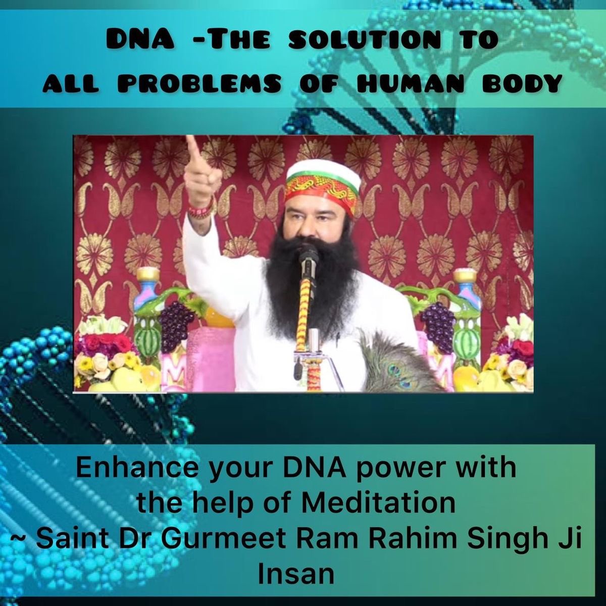 PalakAr73743017's tweet photo. Meditation is a powerful step toward better health. Saint Gurmeet Ram Rahim Ji  shares that regular meditation helps create inner peace, reduce stress, and enhance overall well-being.
#BoostYourDNA #PowerhouseOfBody #StrengthenDNA https://t.co/To0aaB64pX