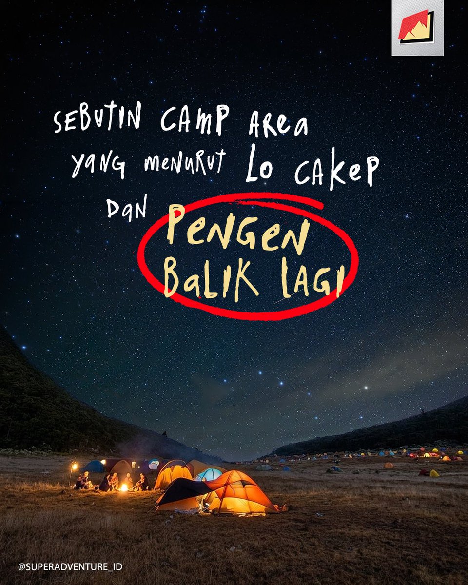 adventure_super's tweet photo. Coba komen dan kasih tahu alesan Lo!

#INIRASANYASUPER
#SUPERLIVE
#SUPERADVENTURE 
#FUNFACT https://t.co/f5NPyXU1F6