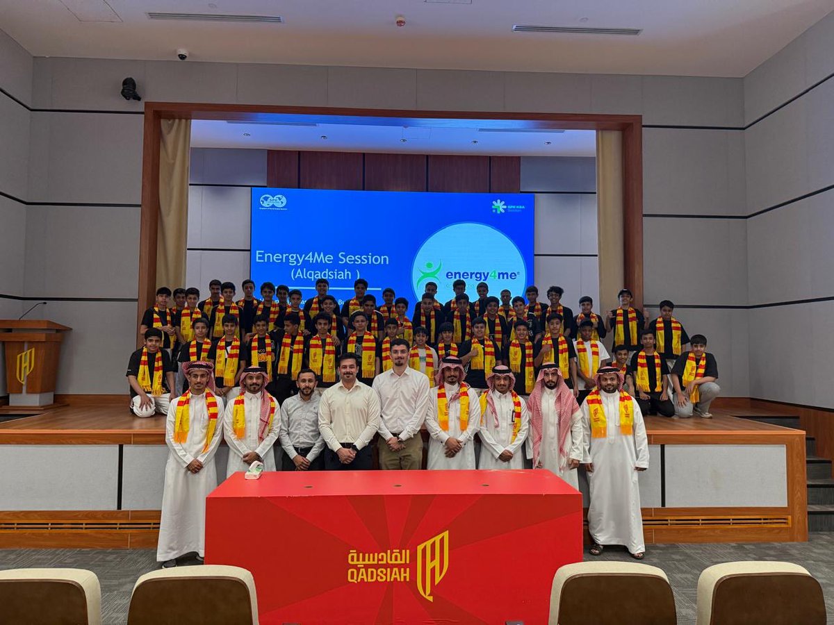 spe_ksa's tweet photo. #SPE_KSA’s Student Outreach Committee, in collaboration with and hosted by @Alqadsiah, delivered an interactive Energy4Me session through Al-Qadsiah School Program for 45 school students.

#Energy4Me #StudentOutreach https://t.co/c9kkl0l2Sw