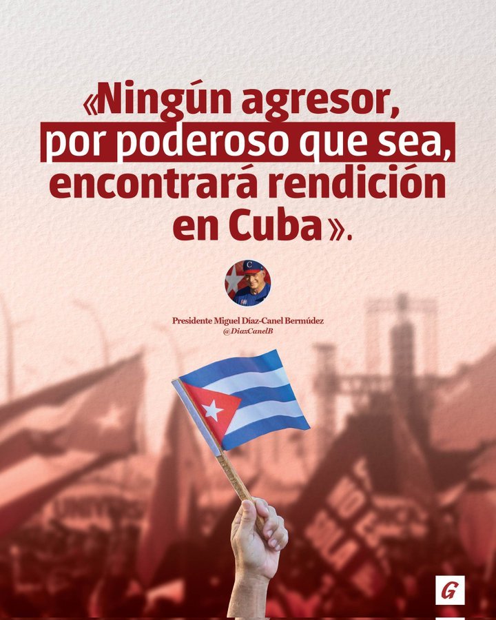 YeslenSamon's tweet photo. Los cubanos #ConElPieEnElEstribo como diría nuestro líder histórico #RaulEsRaúl jamás nos rendiremos por fuerte que sea el imperio. Somos de ¡Patria o Muerte! #CubaSoberana #DefendiendoCuba #PorCubaManosYCorazon https://t.co/WciEh2FAX9