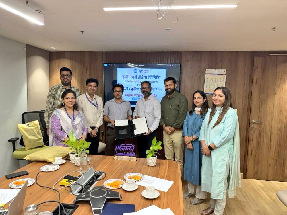 ALIMCOHQ's tweet photo. Moving forward with a shared vision of social inclusion and empowerment!
Today marks a significant milestone as #ALIMCO (Artificial Limbs Manufacturing Corporation of India) and #EIL (Engineers India Limited) officially signed a Memorandum of Understanding (MoU) for a mega #CSR project valued at ₹4.00 Crores.
Under this noble initiative, specialized distribution camps will be organized across 10 different locations. These camps will focus on providing high-quality assistive devices and aids to Persons with Disabilities (Divyangjan) as well as Senior citizens, helping them lead more independent and fulfilling lives.
@EngineersIND
#ALIMCO #EngineersIndiaLimited #EIL #CSRProject #CorporateSocialResponsibility #SocialInclusion #Empowerment #Divyangjan #GovernmentOfIndia #MakingADifference