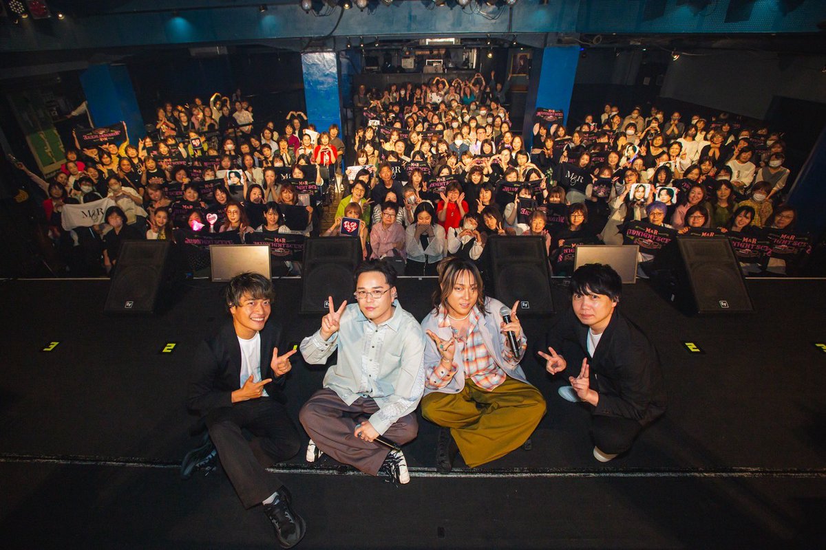 MandR_official_'s tweet photo. 『M&R ”MIDNIGHT SCENE”album release tour』in名古屋ボトムライン
ご来場いただいた皆様ありがとうございました！

初披露のTwinkleとPuzzleはいかがでしたか？✨

ヒューリックホール東京も
残数少なくなってきております🙇‍♀️
皆様お早めにご購入ください😌
🎫 https://t.co/Hr4u8C7bUQ

次回はツアーファイナル東京にて
皆様をお待ちしております！

ギター🎸こうへいさん(@Kouheeeeeeey )
キーボード🎹おかともさん(https://t.co/pYmaJFs0NH)

アコースティックチームのお二人も
ありがとうございました！

#えむあんどあーる