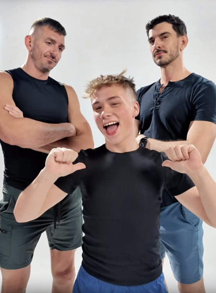 RealCarnalPlus's tweet photo. With these two power tops, let’s all say a little prayer for the little Lamb’s 🕳️

https://t.co/vFf8HZSLi3

@oliver_lamb @JayStrykerXXX @GuySpencerXXX https://t.co/S3j4kZUDll