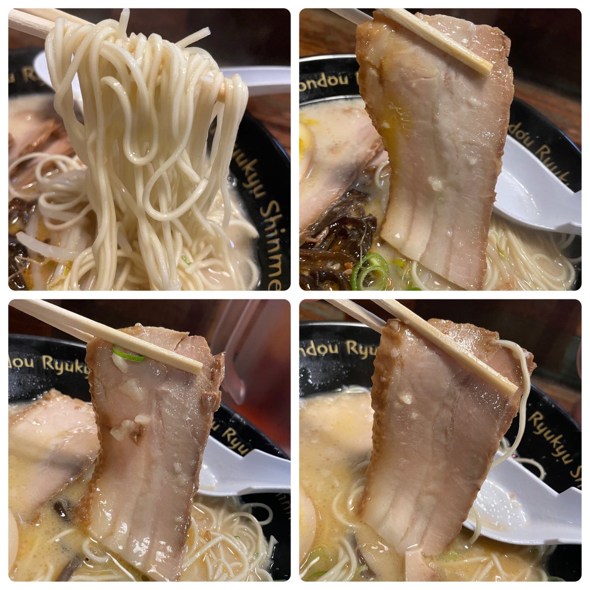 wasabi_wasabi76's tweet photo. 琉球新麺 通堂 小禄本店（那覇市小禄）
おとこ味 通堂ラーメン
チャーハン
通堂ぎょうざ

連れと訪問
母親に勧められたので行ってみた

調べたら新横浜のラー博に出店しているんですね！

濃厚クリーミーな豚骨スープ
バリカタ麺がうめー
チャーシュー柔らかくてうまい
味玉最高

美味しかったです https://t.co/nOybLdslRn
