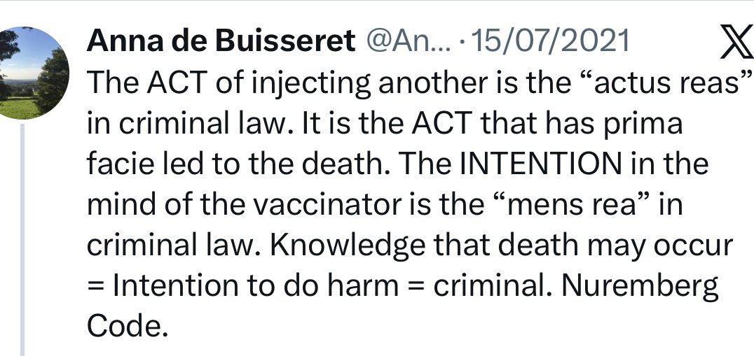 JG3528's tweet photo. @RupertLowe10 @XPCBirmingham Evidence is building, justice will be done
#InformedConsent #NurembergCode #MensRea #ActusReus
⬇️
https://t.co/cTUIsLcoI8 https://t.co/niWGwkLcCH