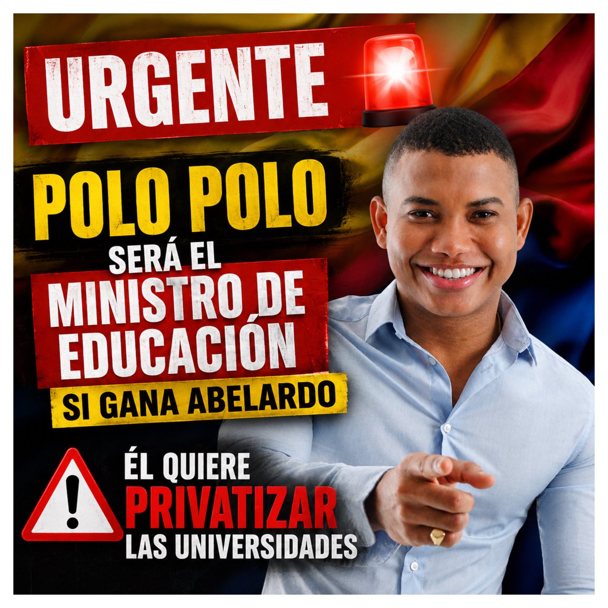 ElizbethCristi7's tweet photo. Para evitar que Polo Polo sea ministro hay que votar por Iván Cepeda. 

Compromiso con el país. 🫰🏻 https://t.co/oGGADwqYim