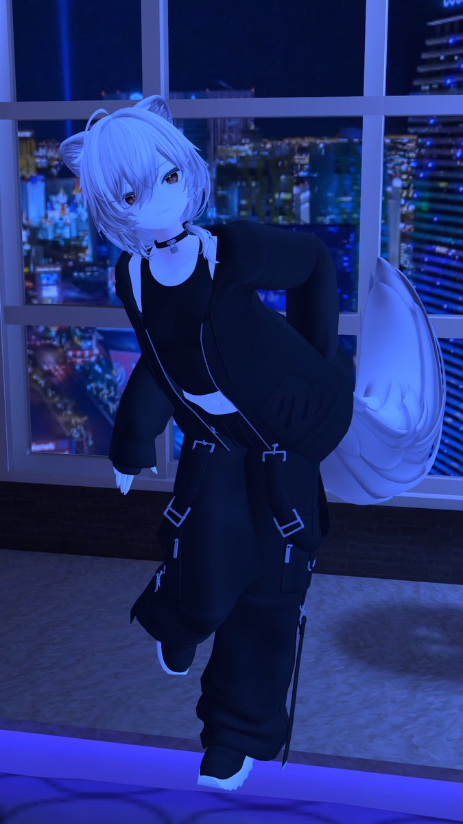 LEFTy_1025's tweet photo. #VRC
 #mao_3d
 #Emeshop 

ようやくアップロードできた！
ダウンロードサイズ減らすのにゴリ押しでアニメーションとか削除したけどw https://t.co/wTxn8RAUuR