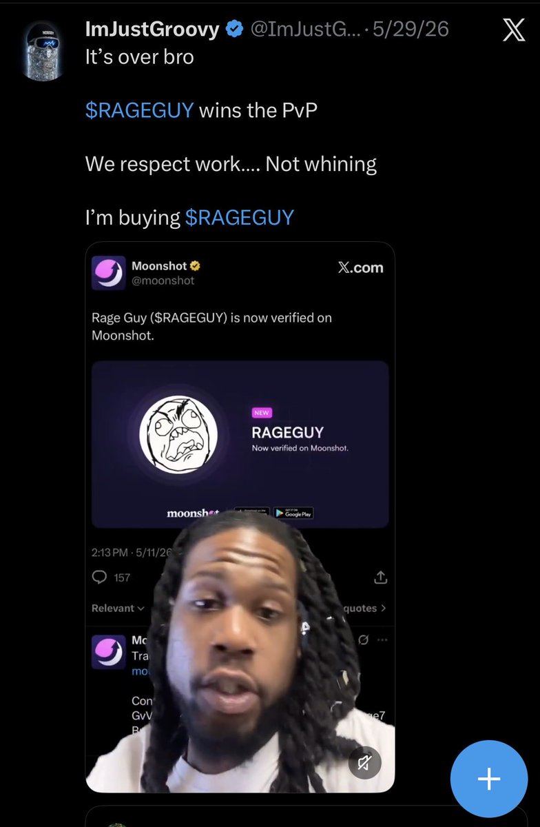 ragzyart's tweet photo. THE solana:GvV7sFu6FHJsSVXfpG7xqFnWar3c7YkcC74rqe7Bpump EFFECT 🌊🤬

All 3 of these content creators found RAGEGUY on their own and decided to talk about it. I’ve never seen these creators before, proving solana:GvV7sFu6FHJsSVXfpG7xqFnWar3c7YkcC74rqe7Bpump is giving smaller creators visibility. It just shows how good the narrative is - it makes it super easy to talk about. Everyone wants to make a good call that will play out in the future. 

When the market flips bullish, OG memes will most likely will flip bullish as well. This is because they are outside of temporary hype and are timeless. The 4 most iconic OG character memes from 4chan are $PEPE $WOJAK $TROLL and $RAGEGUY - with Rageguy looking the most undervalued at the moment at only 1.3 million mc. 

NONE of these content creators were paid to talk about $RAGEGUY - purely organic. The cult is growing and the rage is spreading, the RAGEGUY Effect will be unstoppable like a tidal wave. 
@ricofintech @cryptogalaxycc @ImJustGroovy