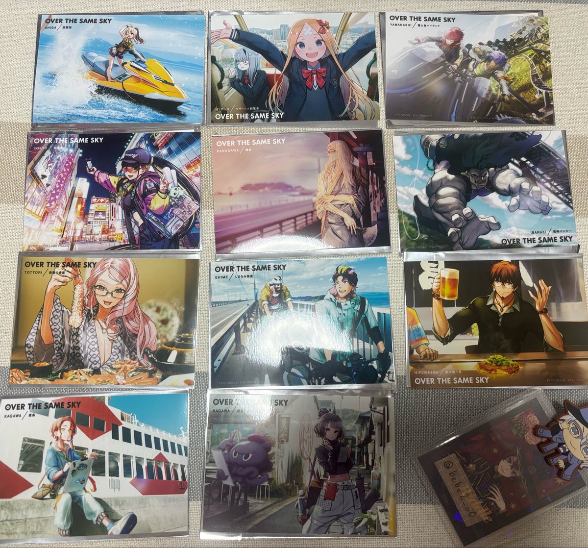 bebe2_o0's tweet photo. FGO 交換 Fate/Grand Order  OVER THE SAME SKY 譲渡
コレクション ブロマイド

譲）☆…コヤンスカヤ、バーソロミュー、イリヤ、テスカトリポカ
・アビゲイル、耀星のハサン、刑部姫、ヘラクレス、ヘクトール、ゴッホ、葛飾北斎

→ https://t.co/hWfaXsyNg5