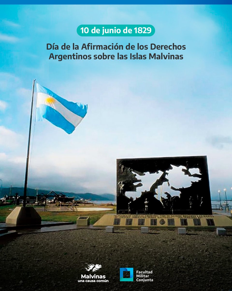 FMC_Arg's tweet photo. DÍA DE LA AFIRMACIÓN DE LOS DERECHOS ARGENTINOS SOBRE LAS ISLAS MALVINAS

La @FMC_Arg conmemora el Día de la Afirmación de los Derechos Argentinos sobre las Islas #Malvinas , Islas del Atlántico Sur y el Sector Antártico Argentino. https://t.co/8MD0vPJtRz