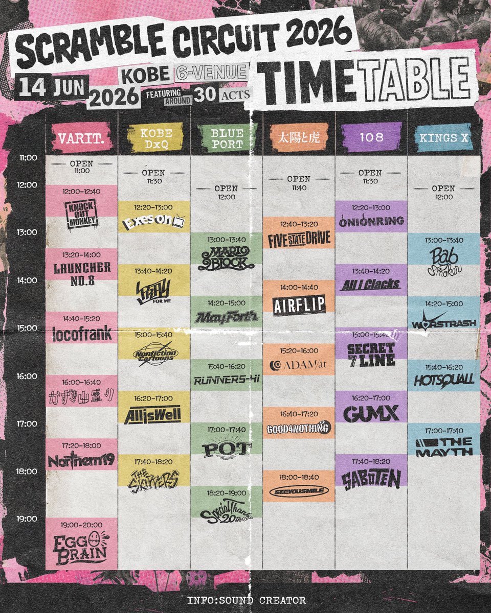 takesytony's tweet photo. 今週末はEGG BRAINに呼んでもらってSCRAMBLE CIRCUITに初出演！
3月ぶりの県外でのライブ、関西のライブは1月ぶり！？久々すぎてごめん。

今のおれ達はひとつひとつ噛み締めて、特大の感謝+絶対誰にも負けないライブをぶちかますのみ。

この日以降関西のライブは決まってないんだ🙏
待ってるよ！ https://t.co/OIGUOvHDRT