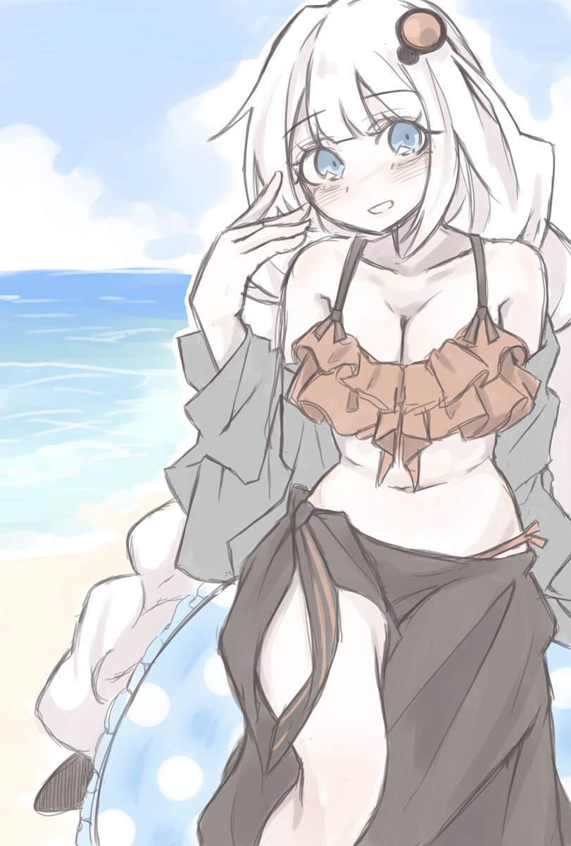 zako_Uzi's tweet photo. あかりちゃんと一足先に夏を先取り https://t.co/NbK31sab6T